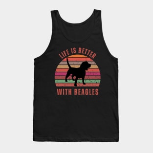 Life Is Better With Beagles Tank Top